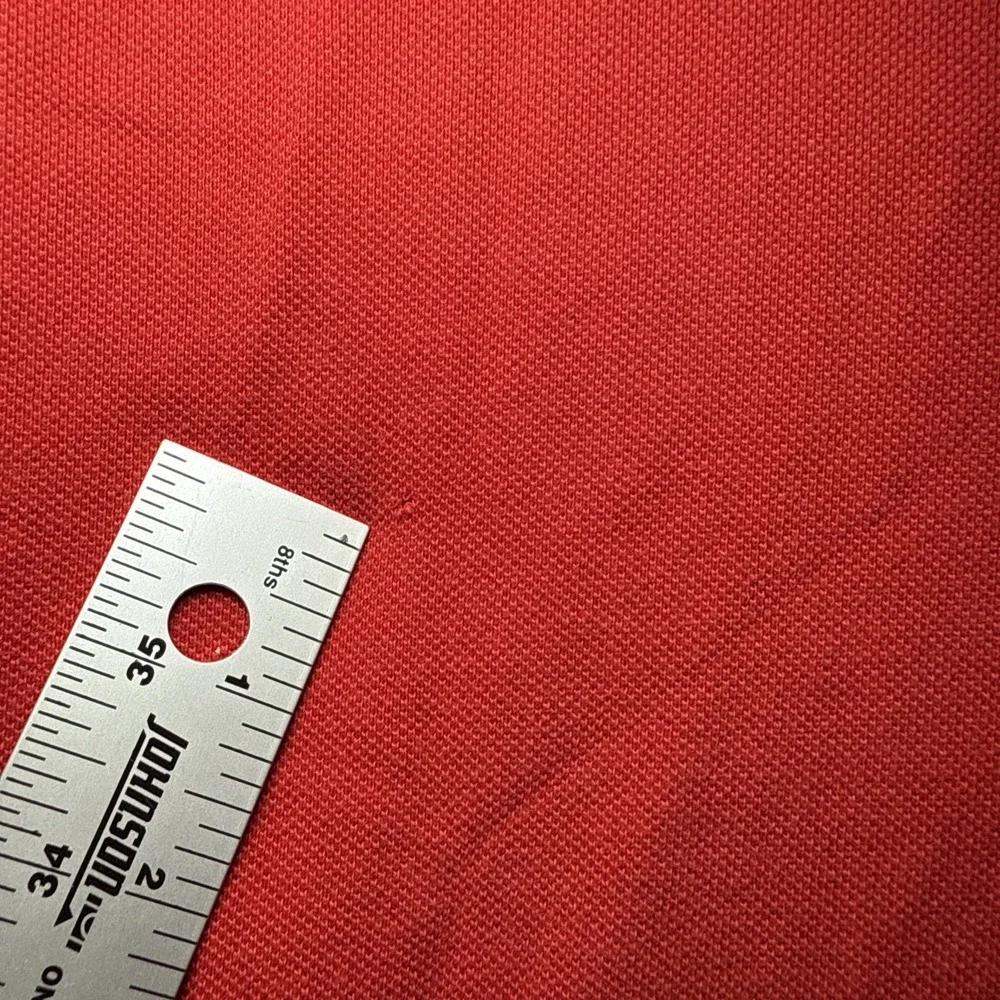 VTG 90s Polo Ralph Lauren Men's Medium Red Short Sleeve Polo Shirt Navy Pony